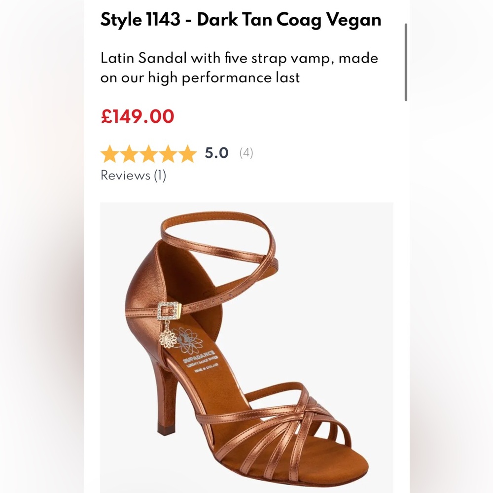 Women's Supadance Latin Dance Shoes